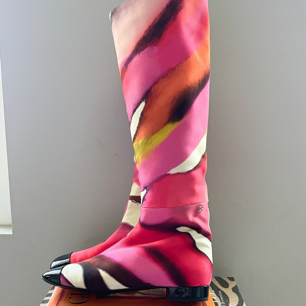 Cotton / Patent Leather / Leather